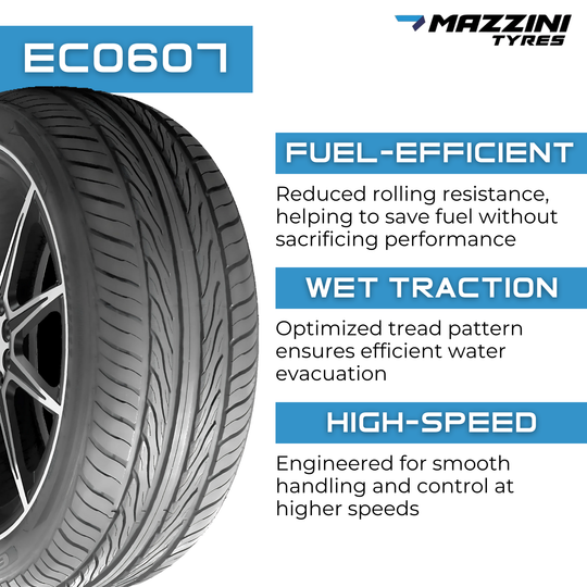 MZ2254518E6 225/45R18XL Mazzini Eco607 95W Mazzini Tires Canada