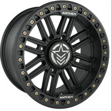 Load image into Gallery viewer, B754157041043 - Anthem Equalizer Beadlock UTV 15X7 4X110 13mm Satin Black - Anthem Wheels Canada