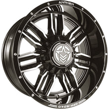 Load image into Gallery viewer, A755201064645D - Anthem Equalizer 20X10 6X139.7 / 6X114.3 -24mm Gloss Black With Gray - Anthem Wheels Canada