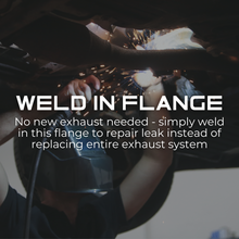 Load image into Gallery viewer, KJ200ID 2" ID Stainless Exhaust Flat Repair Flange Kit Tectonic Automotive Accessories