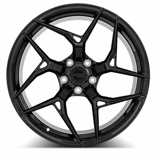 FF1020A152048L - MRR Forged F10 20X11 5X120 48MM Gloss Black For Corvette C8 Use Front FF10198552038L - MRR Wheels Canada