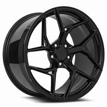 Charger l'image dans la galerie, FF1020A152048R - MRR Forged F10 20X11 5X120 48MM Gloss Black For Corvette C8 Use Front FF10198552038R - MRR Wheels Canada