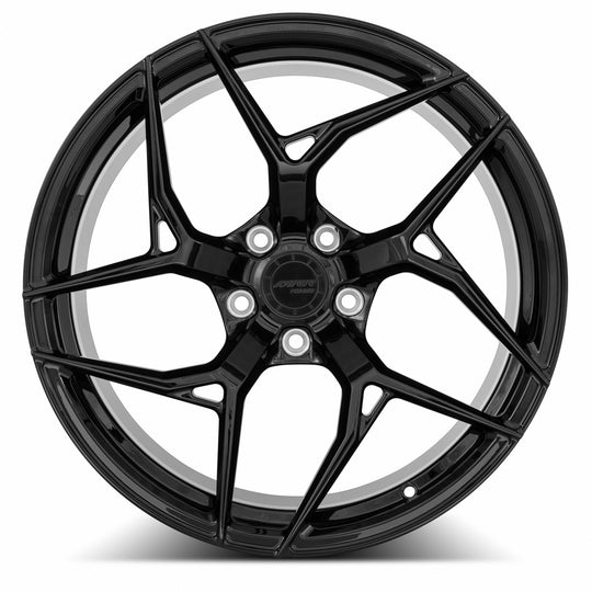 FF1020A152048R - MRR Forged F10 20X11 5X120 48MM Gloss Black For Corvette C8 Use Front FF10198552038R - MRR Wheels Canada