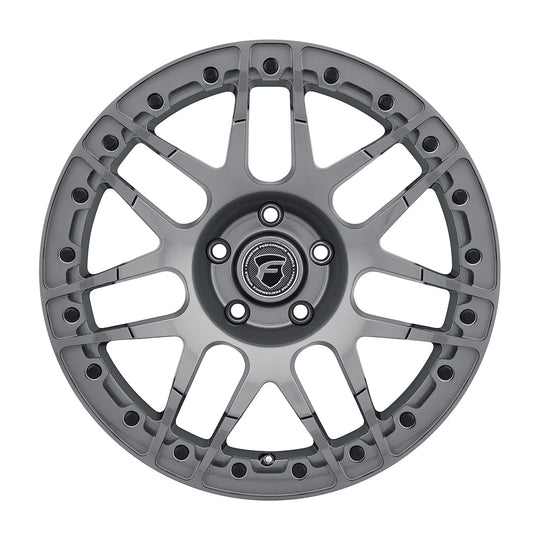 F283B0067650 - Forgestar F14 Beadlock 15X10 5X114.3 +25mm Gloss Anthracite - Forgestar Wheels Canada