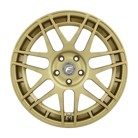 F16788521P38 - Forgestar F14C 18X8.5 5X120 ET 38mm Gloss Gold - Forgestar Wheels Canada