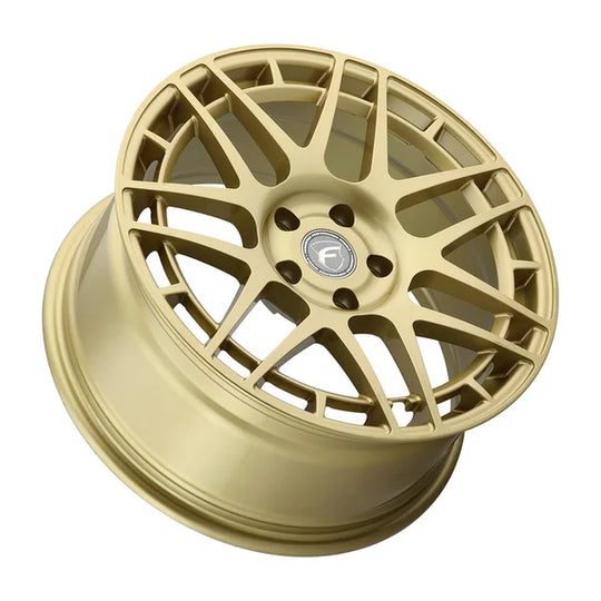 F16788537P38 - Forgestar F14C 18X8.5 5X100 ET 38mm Gloss Gold - Forgestar Wheels Canada