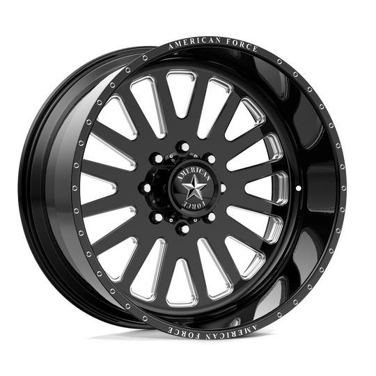 AFTNF20R78-2-20 - American Force AFW F20 Atom SS 24X12 6X139.7 -40 mm Gloss Black Machined - American Force Wheels Canada