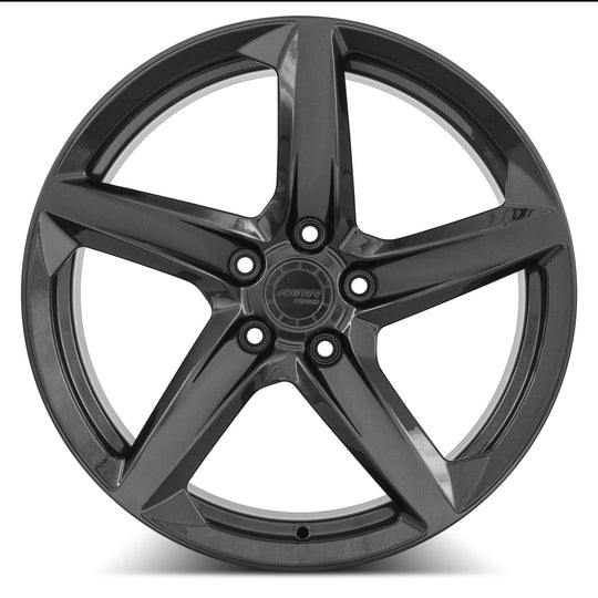 FF23198552038R-CF - MRR Forged F23 19X8.5 5X120 38MM Carbon Flash For Corvette C8 Use Rear FF2320A152048R-CF - MRR Wheels Canada