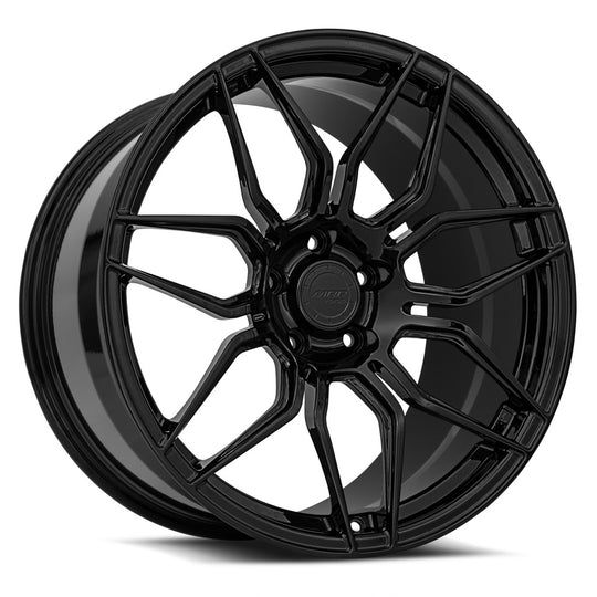 FF2420A152048-GB - MRR Forged F24 20X11 5X120 38MM Gloss Black For Corvette C8 Use Front FF24198552038-GB - MRR Wheels Canada