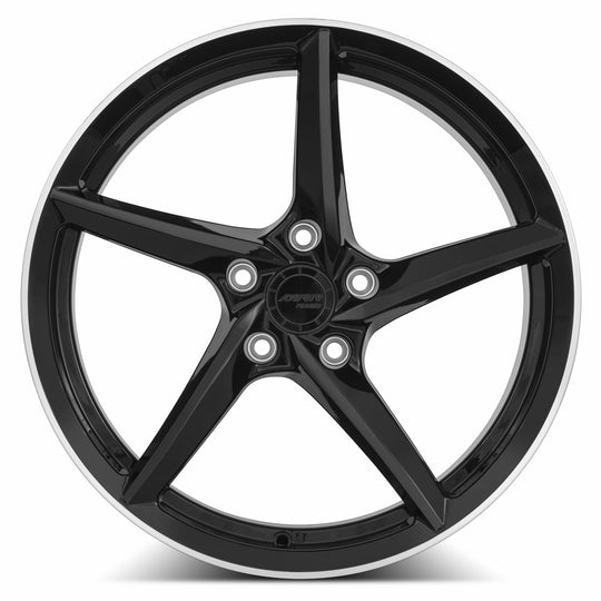 FF25198552038R - MRR Forged F25 19X8.5 5X120 38MM Gloss Black For Corvette C8 Use Rear FF2520A152048R - MRR Wheels Canada