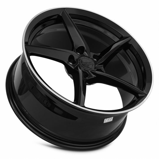 FF25198552038R - MRR Forged F25 19X8.5 5X120 38MM Gloss Black For Corvette C8 Use Rear FF2520A152048R - MRR Wheels Canada