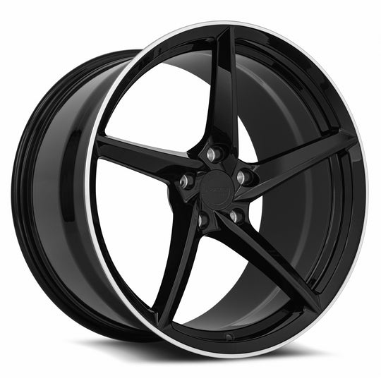 FF2520A152048L - MRR Forged F25 20X11 5X120 48MM Gloss Black For Corvette C8 Use Front FF25198552038L - MRR Wheels Canada
