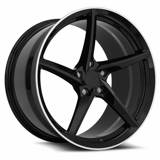 FF2520A152048R - MRR Forged F25 20X11 5X120 48MM Gloss Black For Corvette C8 Use Front FF25198552038R - MRR Wheels Canada