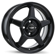 Load image into Gallery viewer, F272-1560-49BN+40C561 - Fast Wheels Flair 15X6 4X100 ET 40MM Gloss Black - Fast Wheels Wheels Canada