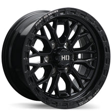 Charger l'image dans la galerie, F276-1790-83BH+00C780 - Fast HD Muramasa 17X9 6X139.7 ET 0MM Gloss Black with Grey Milling - Fast HD Wheels Canada