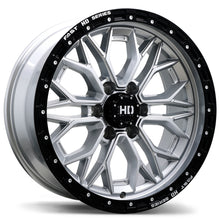 Charger l'image dans la galerie, F276-2090-83SB+00C842 - Fast HD Muramasa 20X9 6X139.7 ET 0MM Gloss Silver with Black Lip - Fast HD Wheels Canada