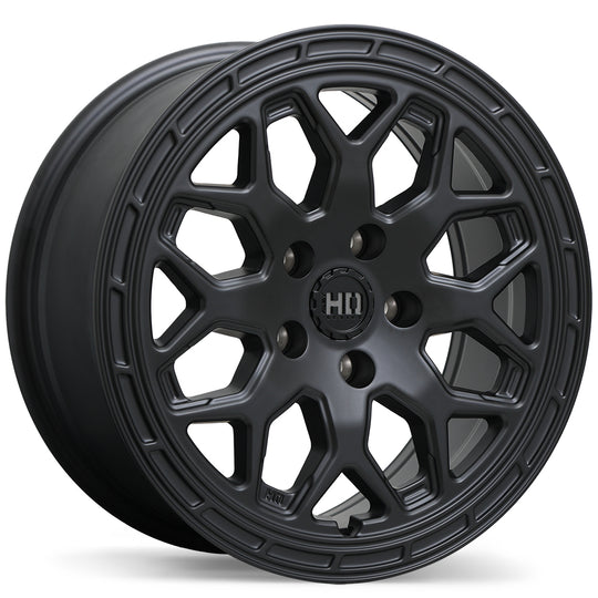 F277-1980-65FN+40E726 - Fast HD Bandit 19X8.0 5X114.3 ET 40mm Matte Black - Fast HD Wheels Canada