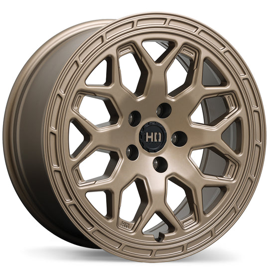 F277-1775-65ZT+35C726 - Fast HD Bandit 17X7.5 5X114.3 ET 35mm Satin Bronze - Fast HD Wheels Canada