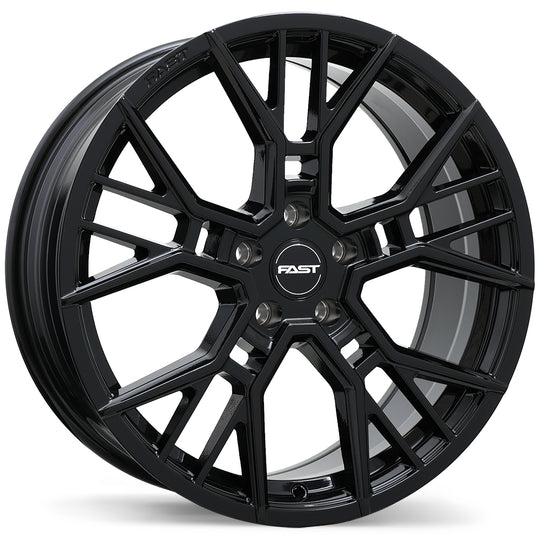 F278N-1985-65BN+45F661 - Fast Wheels Spectre 19X8.5 5X114.3 ET 45MM Gloss Black - Fast Wheels Wheels Canada
