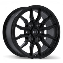 Load image into Gallery viewer, F279-1780-83BT+24C061 - Fast HD Grit 17X8 6X139.7 ET 24mm Satin Black with Milling - Fast HD Wheels Canada