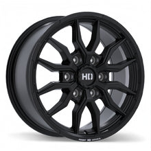 Load image into Gallery viewer, F279-1780-83BT+45C951 - Fast HD Grit 17X8 6X139.7 ET 45mm Satin Black with Milling - Fast HD Wheels Canada