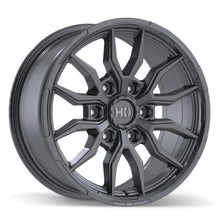Load image into Gallery viewer, F279-1780-83MT+24C780 - Fast HD Grit 17X8 6X139.7 ET 24mm Satin Gunmetal with Milling - Fast HD Wheels Canada