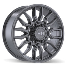 Charger l'image dans la galerie, F279-2085-98MT+47C244 - Fast HD Grit 20X8.5 8X180 ET 47mm Satin Gunmetal with Milling - Fast HD Wheels Canada