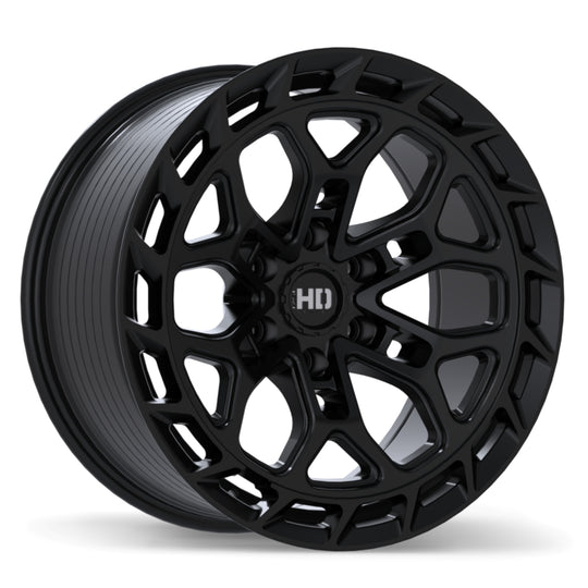 F281-2000-36BT+00C871 - Fast HD Phantom 20X10.0 6X135 ET 0mm Satin Black - Fast HD Wheels Canada
