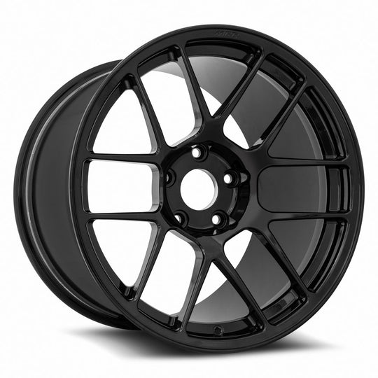 FR4318A052039R - MRR Forged FR43 18X10 5X120 39MM Gloss Black For Corvette C8 - MRR Wheels Canada