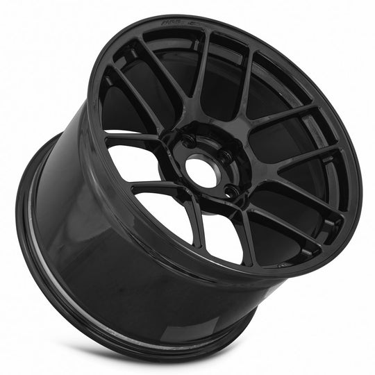 FR4318A252042R - MRR Forged FR43 18X12 5X120 42MM Gloss Black For Corvette C8 - MRR Wheels Canada
