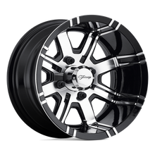 Load image into Gallery viewer, FA-119-M - Fairway Alloys FA119 Aggressor 12X7 4X101.6 -40 mm Machined Gloss Black - Fairway Alloys Wheels Canada