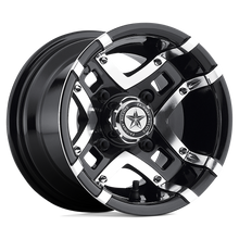 Load image into Gallery viewer, FA-123-M - Fairway Alloys FA123 Prestige 10X7 4X101.6 -25 mm Gloss Black Machined - Fairway Alloys Wheels Canada