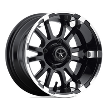 Charger l'image dans la galerie, FA-132-M - Fairway Alloys FA132 Sixer 12X6 4X101.6 -20 mm Machined Matte Black - Fairway Alloys Wheels Canada