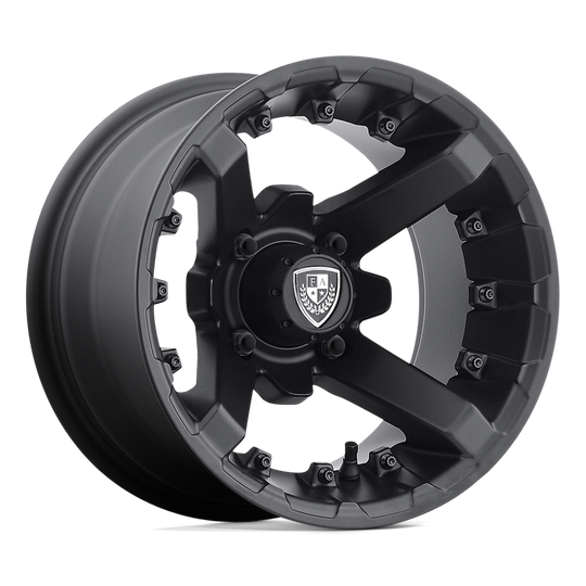 FA-138-M - Fairway Alloys FA138 Battle 12X7 4X101.6 -47 mm Matte Black - Fairway Alloys Wheels Canada