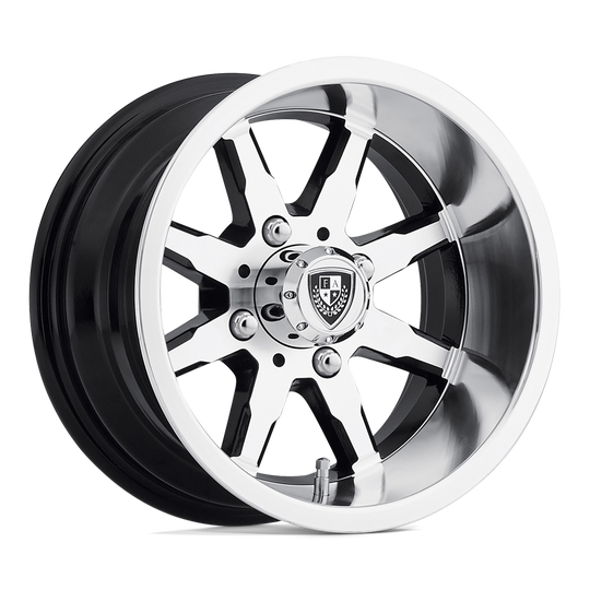 FA-141-M - Fairway Alloys FA141 Shift 10X7 4X101.6 -25 mm Machined Gloss Black - Fairway Alloys Wheels Canada