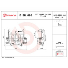Load image into Gallery viewer, FBR086 Brembo Disc Brake Caliper LCV Brembo Brake Canada