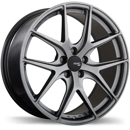 FC04A-1780-44TN+45C726 - Fast Wheels FC04 17X8 5X112 45mm Titanium - Fast Wheels Wheels Canada