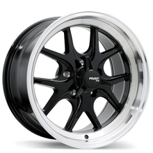 Charger l'image dans la galerie, FC04V-1890-12BP+00C726 - Fast Wheels FC04V 18X9 5X120 0mm Gloss Black with Machined Lip - Fast Wheels Wheels Canada