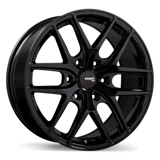 FC04-1885-83BE+20E951 - Fast Wheels FC04X 18X8.5 6X139.7 20mm ET 95.1mm Bore Metallic Black - Fast Wheels Wheels Canada