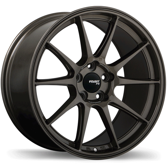 FC08A-1895-65ZD+38C726 - Fast Wheels FC08 18X9.5 5X114.3 38mm Bronzed Carbon - Fast Wheels Wheels Canada