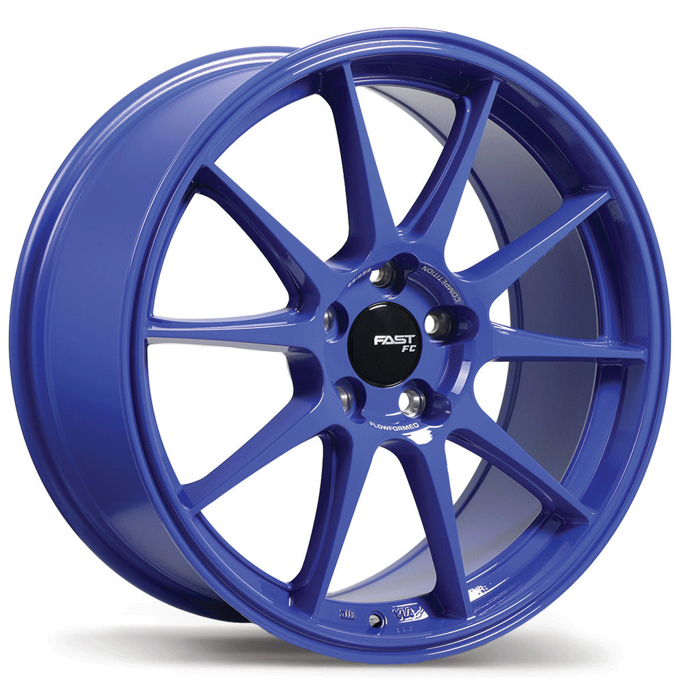 FC08A-1880-12UN+40C726 - Fast Wheels FC08 18X8.0 5X120 40mm Gloss Blue - Fast Wheels Wheels Canada