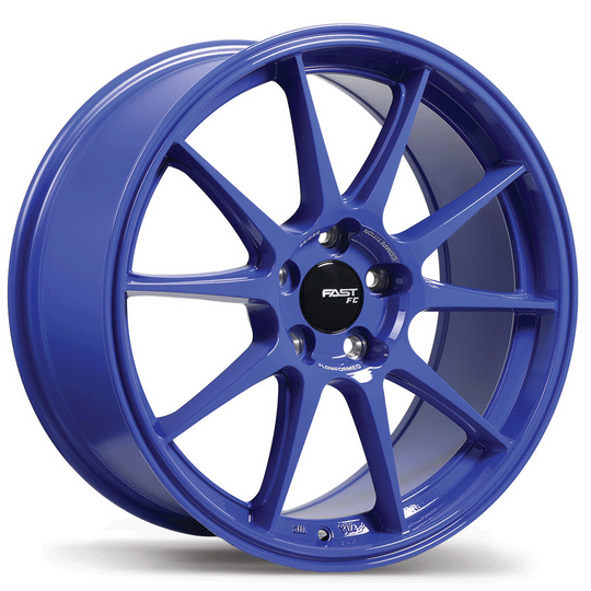 FC08A-1880-65UN+40C726 - Fast Wheels FC08 18X8 5X114.3 40mm Gloss Blue - Fast Wheels Wheels Canada