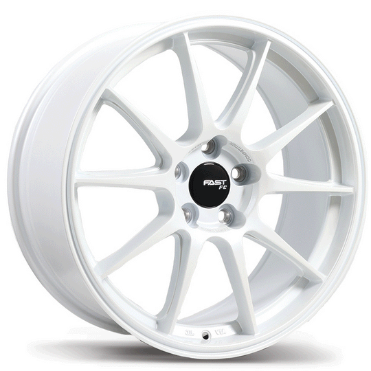 FC08A-1880-15WV+40C726 - Fast Wheels FC08 18X8 5X105 40mm Pearl White - Fast Wheels Wheels Canada