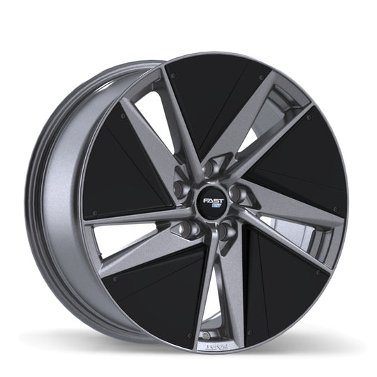 FE01(+)-1875-65TN+45C661 - Fast Wheels EV01(+) 18X7.5 5X114.3 ET 45mm Titanium - Fast Wheels Wheels Canada