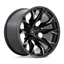 Load image into Gallery viewer, D80322207547 - Fuel Off-Road D803 Flame 22X12 5X127 -44 mm Gloss Black Milled - Fuel Off-Road Wheels Canada
