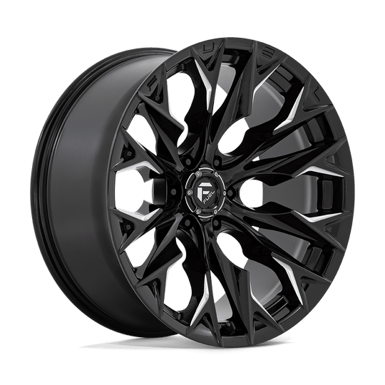 D80322008947 - Fuel Off-Road D803 Flame 22X10 6X135 -18 mm Gloss Black Milled - Fuel Off-Road Wheels Canada