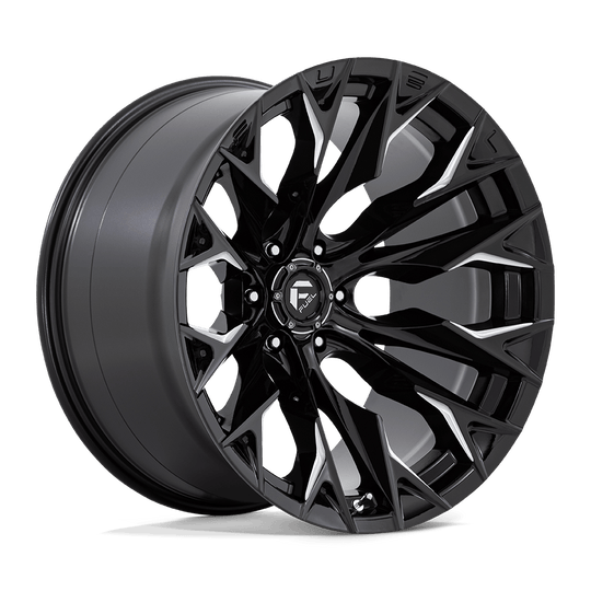 D80322208447 - Fuel Off-Road D803 Flame 22X12 6X139.7 -44 mm Gloss Black Milled - Fuel Off-Road Wheels Canada