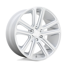 Load image into Gallery viewer, S257229584+25 - DUB S257 Flex 22X9.5 6X139.7  25mm Gloss Silver Brushed Face - DUB Wheels Canada