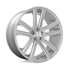 Charger l'image dans la galerie, S257240073+10 - DUB S257 Flex 24X10 5X127  10mm Gloss Silver Brushed Face - DUB Wheels Canada
