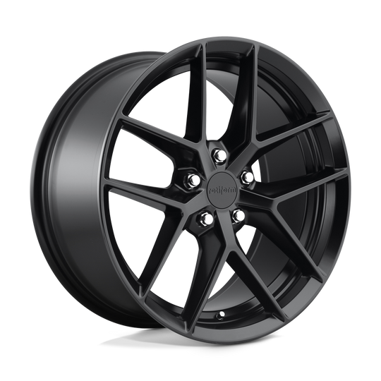 R134188533+45 - Rotiform R134 Flg 18X8.5 5X108  45mm Matte Black - Rotiform Wheels Canada